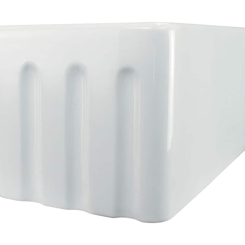 Transolid KF-FUSF302010 Logan 30" Farmhouse Single Basin Fireclay