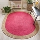preview thumbnail 13 of 125, SAFAVIEH Handmade Natural Fiber Charlyne Bordered Round Jute Rug