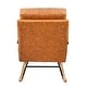 preview thumbnail 14 of 14, Javlergo Nursery Rocking Chair Upholstered Modern Rocking chair with Wingback & Armrest Tall Back Accent Glider Rocker Chairs