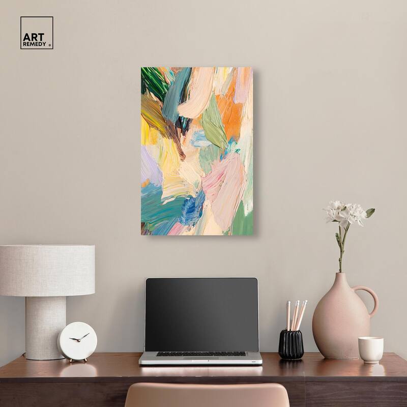 Chromatic Surge I Canvas by Art Remedy, Gallery Wrapped