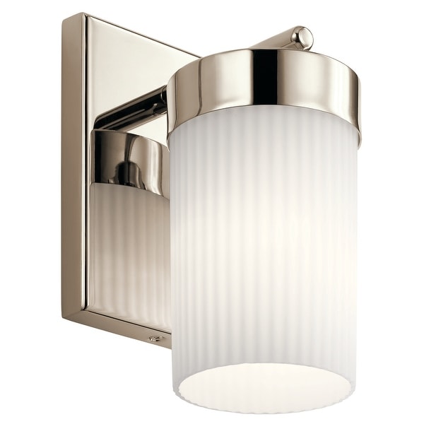 3 Wall Sconces with Etched Metal Back Plate