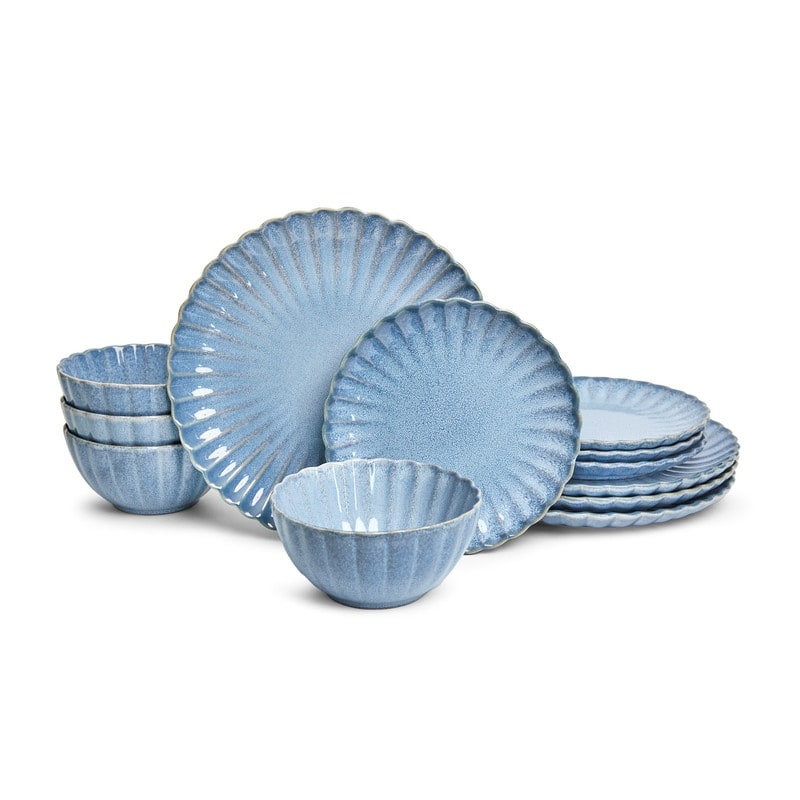Frill Reactive 12 Pc Dinnerware Set