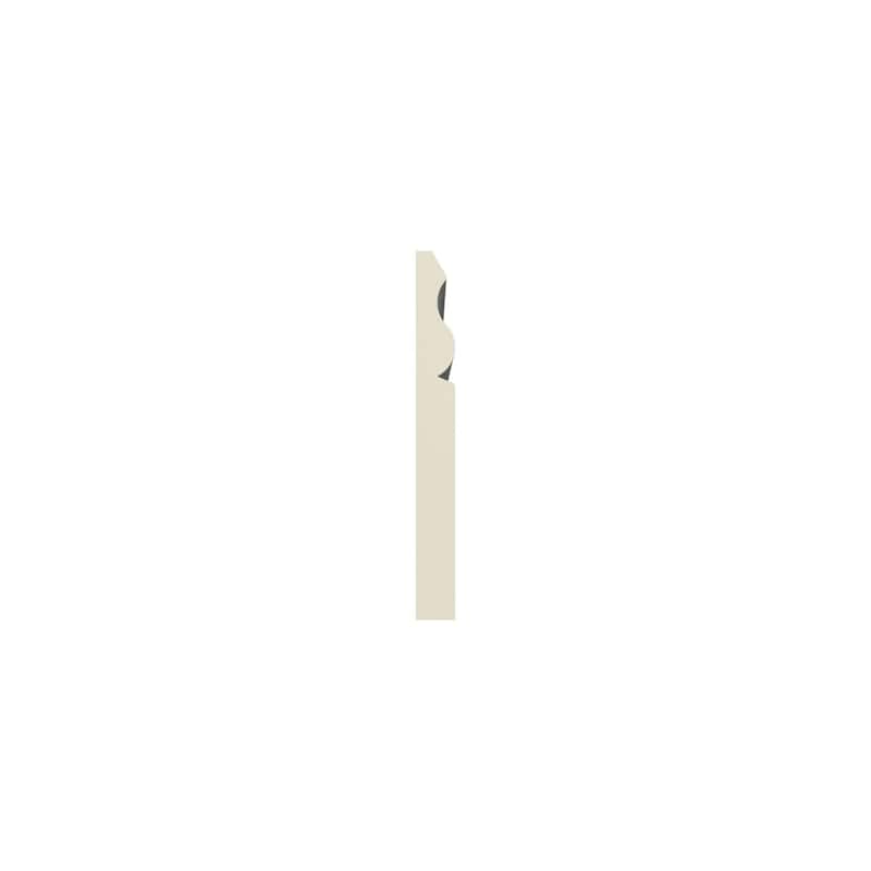 4 3/4"H x 3/8"P x 94 1/2"L Brittany Baseboard Moulding - 1-Pack
