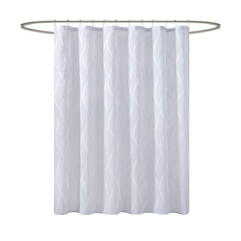 Madison Park Candice Sheer Shower Curtain