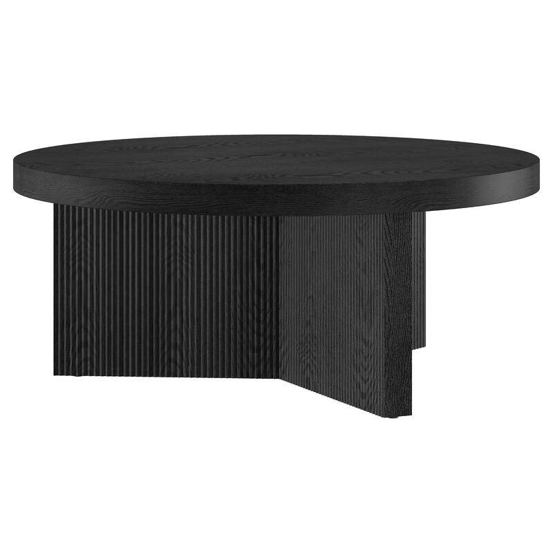 Holm 36" Wide Round Coffee Table