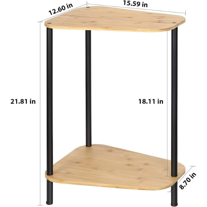 Small End Tables Living Room Set of 2