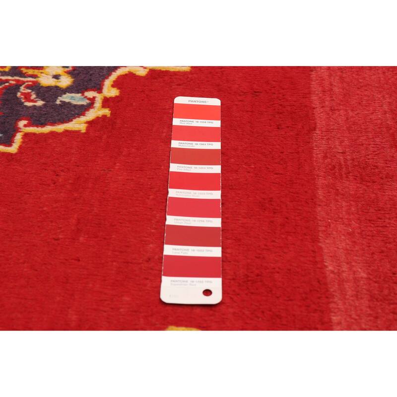 ECARPETGALLERY Hand-knotted Kayseri Vintage Red Wool Rug - 4'6 x 7'0