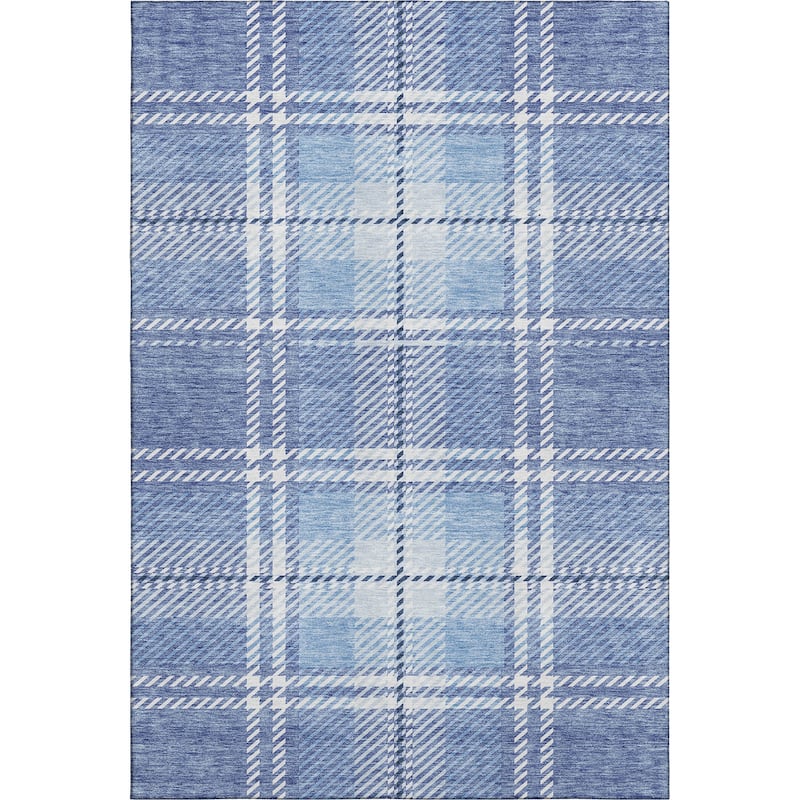 Premium Washable Super Soft Plaid Mayfield Rug