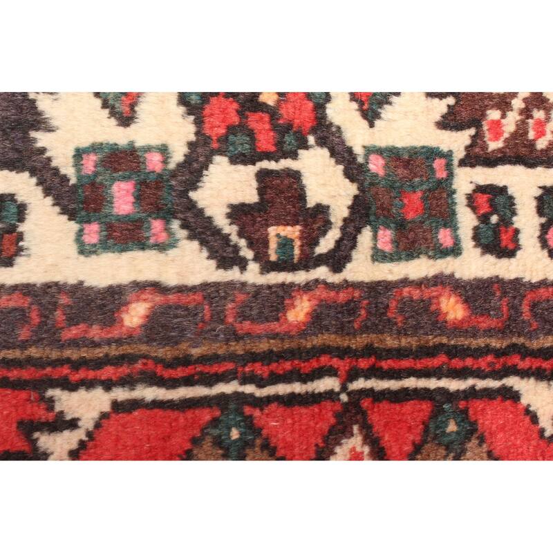 ECARPETGALLERY Hand-knotted Andelz Red Wool Rug - 3'10 x 6'8