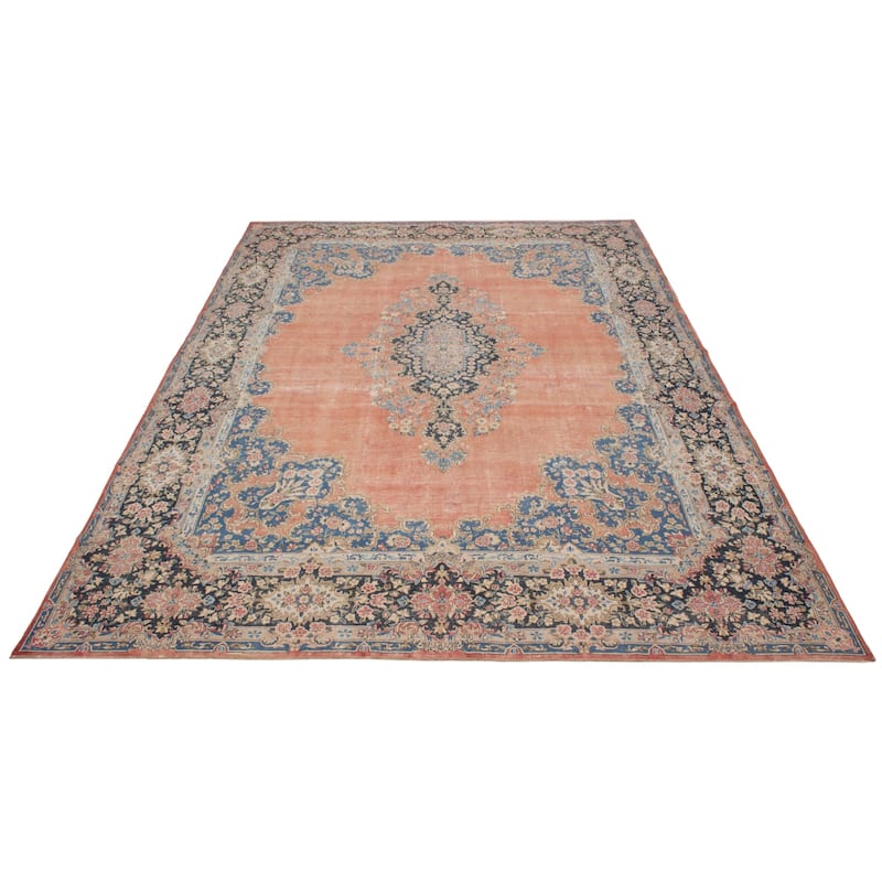 ECARPETGALLERY Hand-knotted Antalya Vintage Copper Wool Rug - 10'0 x 14'3