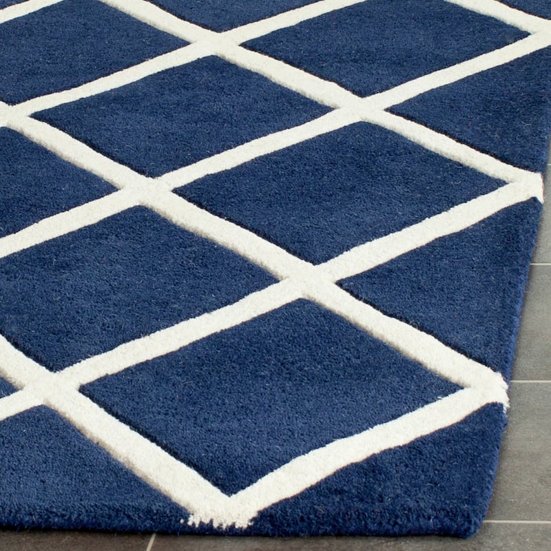 SAFAVIEH, Handmade Chatham Ezzelina Modern Moroccan Wool Rug