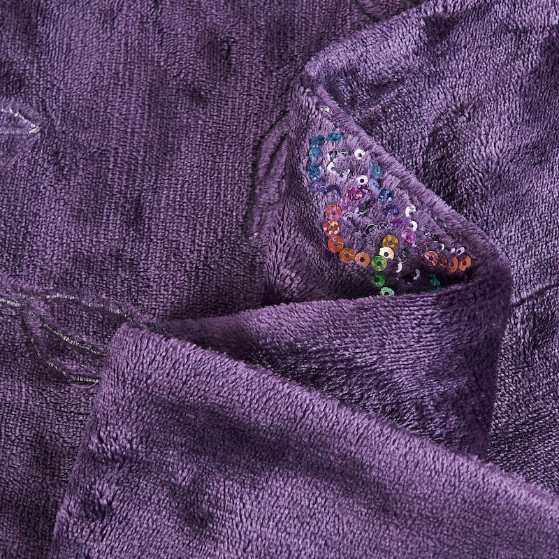 Embroidered Sequin Throw