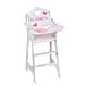 preview thumbnail 16 of 15, Badger Basket Doll High Chair with Accessories and Free Personalization Kit