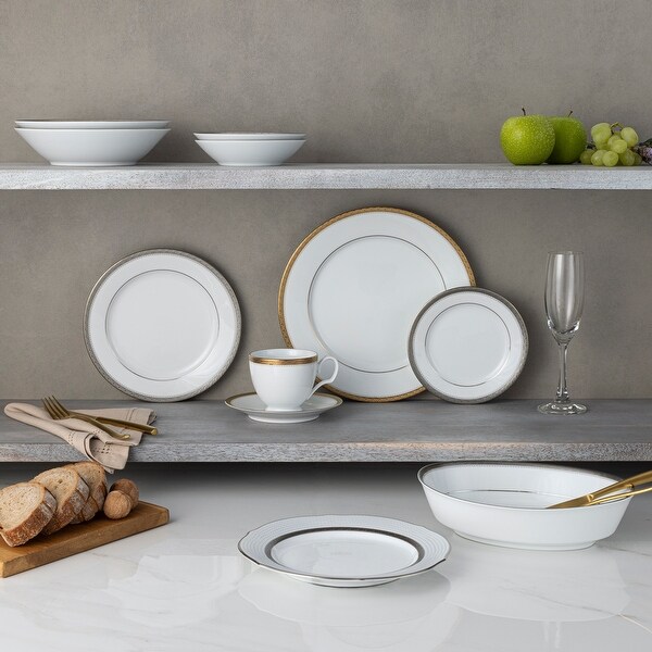 Noritake Charlotta 60-Piece Dinnerware Set, Service For 12 - Bed