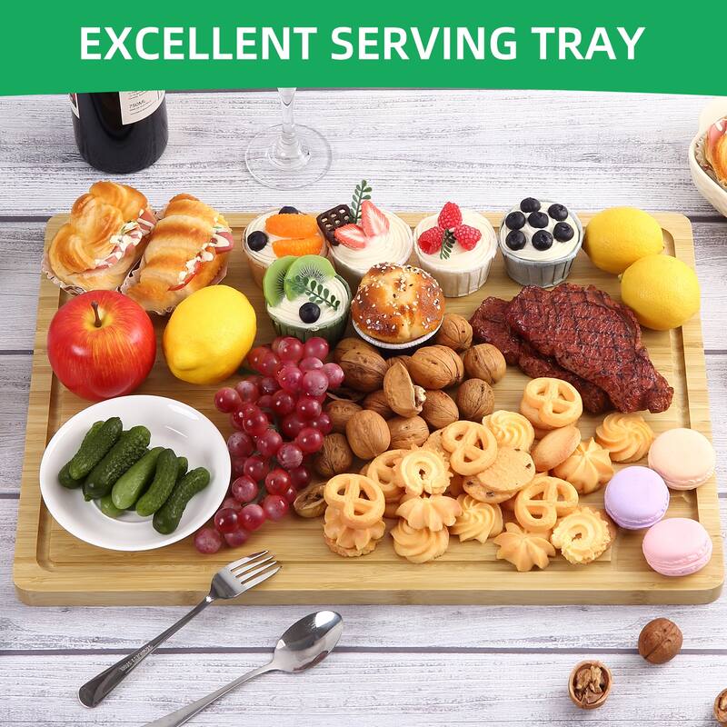 30-in L X 20-in W Large Wood Cutting Board