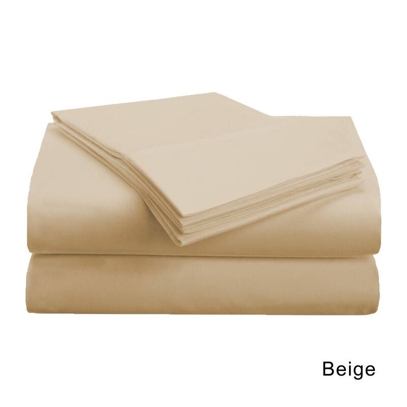Superior Brushed Microfiber Solid Deep Pocket Sheet Set