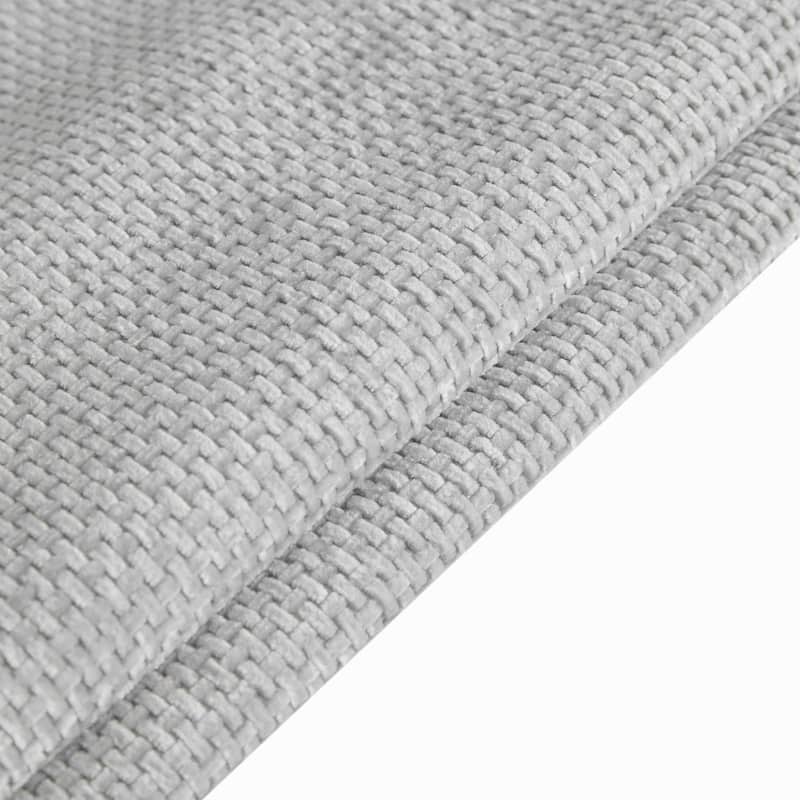 Grey 119" Spacious L-Shaped 5-Seater Sofa with Chaise
