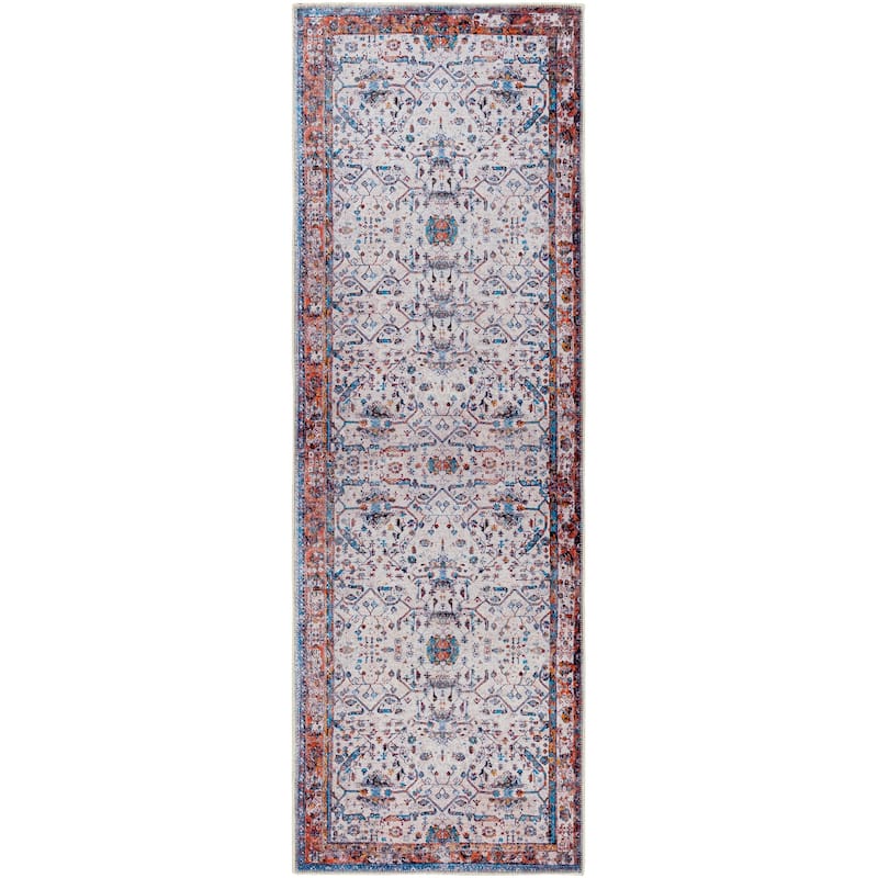 Artistic Weavers Fatimah Traditional Floral Machine Washable Area Rug