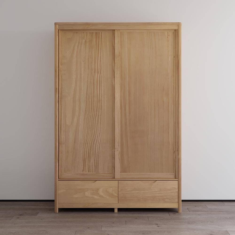 Nest 2D Solid Wood Wardrobe