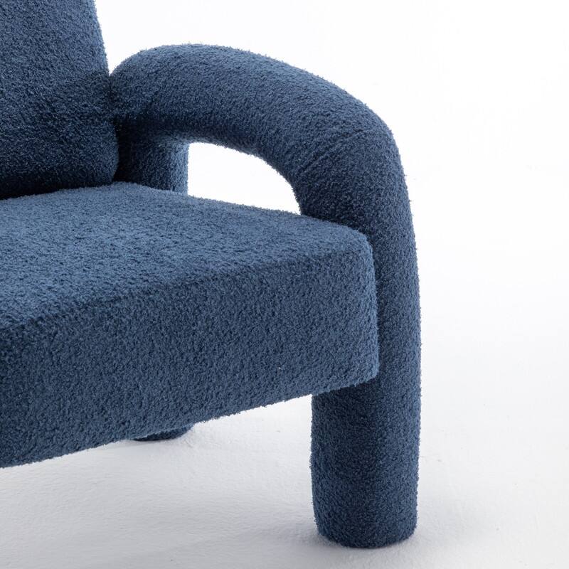 SEYNAR Modern Unique Design Upholstered Accent Chair for Living Room