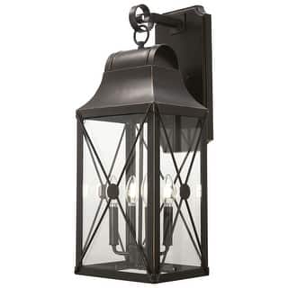 The Great Outdoors 73293 De Luz 1 Light 10-1/2" Wide Outdoor Wall