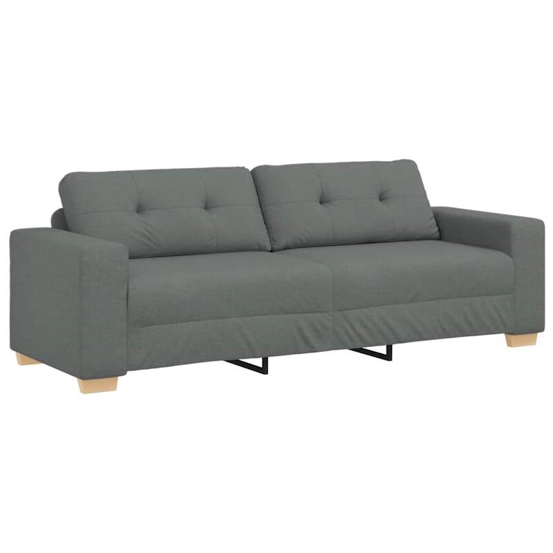vidaXL 3-Seater Sofa 180 cm Fabric - 221 x 78 x 80