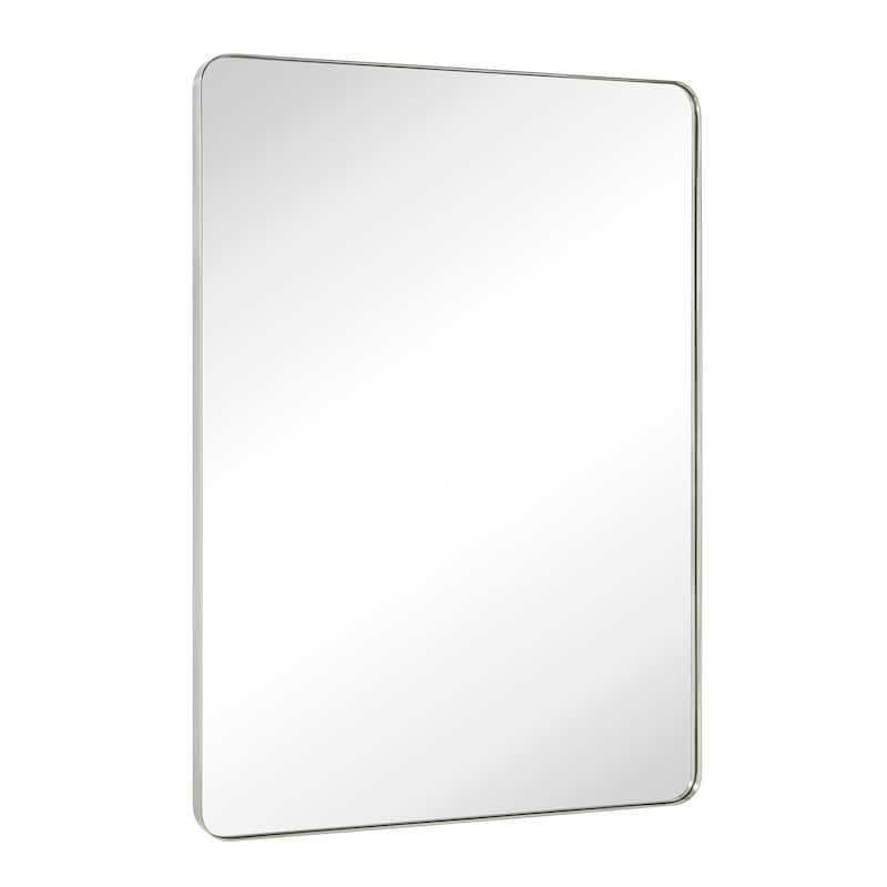 TEHOME Kengston Modern & Contemporary Rectangular Bathroom Vanity Mirror - 36'' x 48'' - Brushed Nickel
