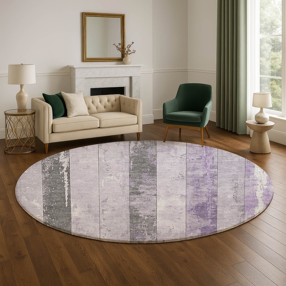 Premium Washable Super Soft Modern Stripe Mayfield Rug