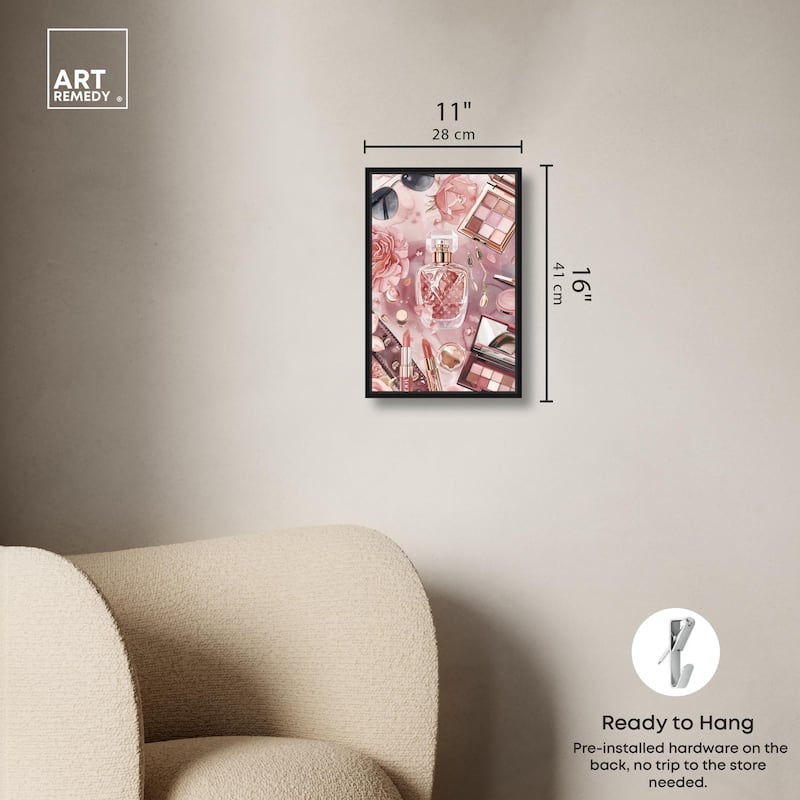 Glam Sparkle Lay Out II Canvas by Art Remedy