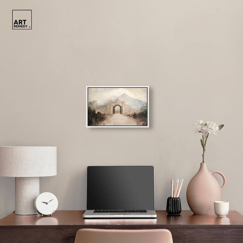 Stone Arch Canvas by Art Remedy