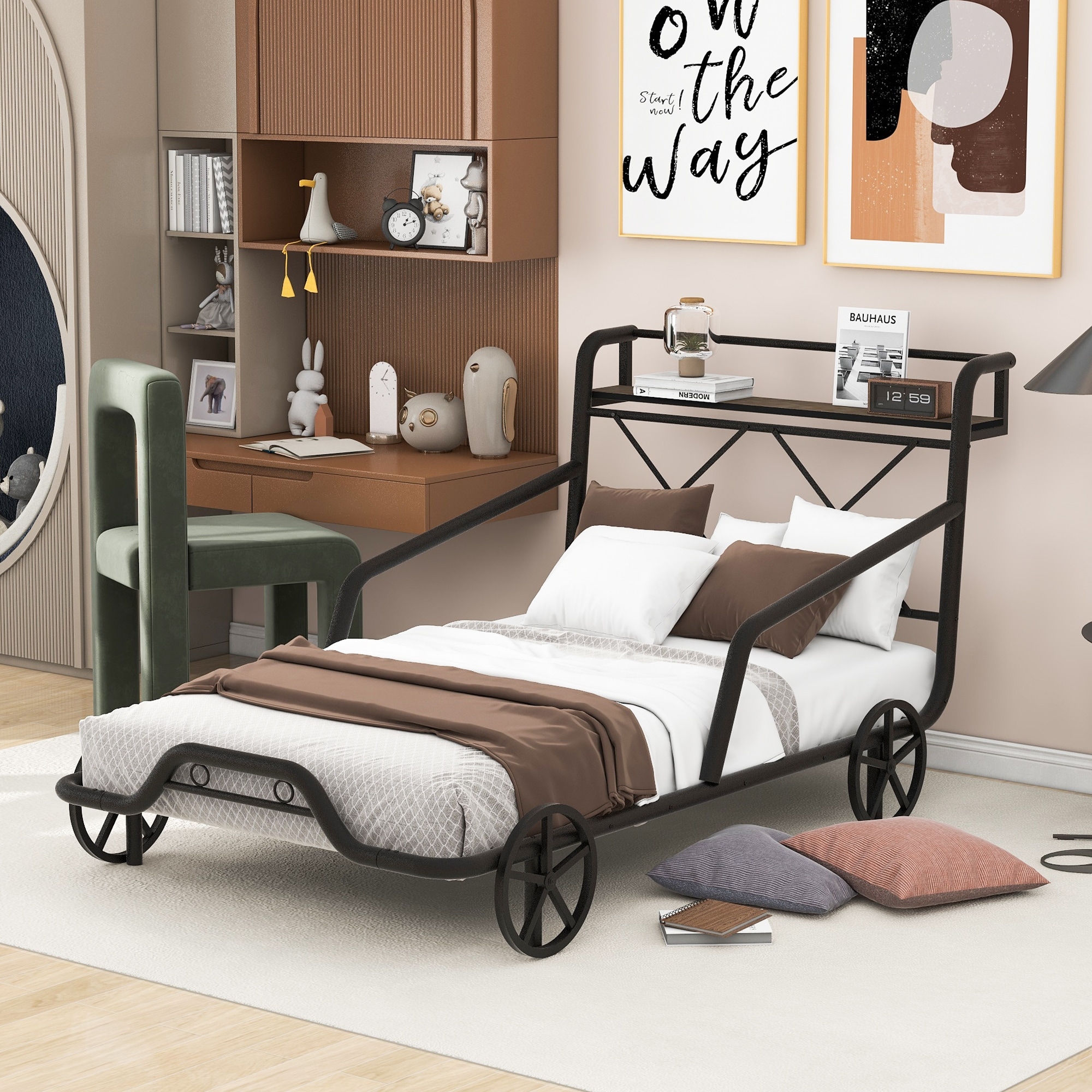Twin size car bed top