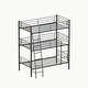 preview thumbnail 10 of 14, Multifunctional Triple Bunk Bed,Bedroom Dormitory Twin Size Metal Triple Bunk Bed Can Be Disassembled Into Three Beds