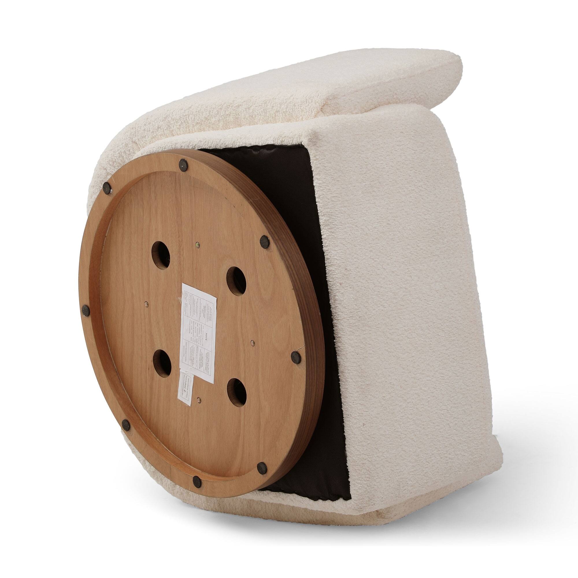 Swivel Upholstered Armchair Accent Chair Sofa for Living Room Bed