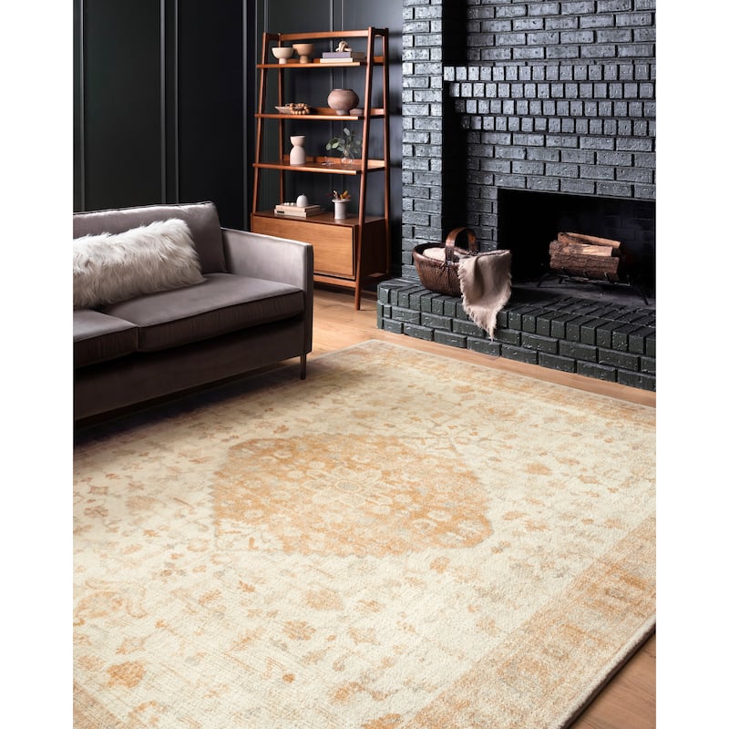 Alexander Home Juliet Medallion Ultra-Soft Distressed Oriental Rug