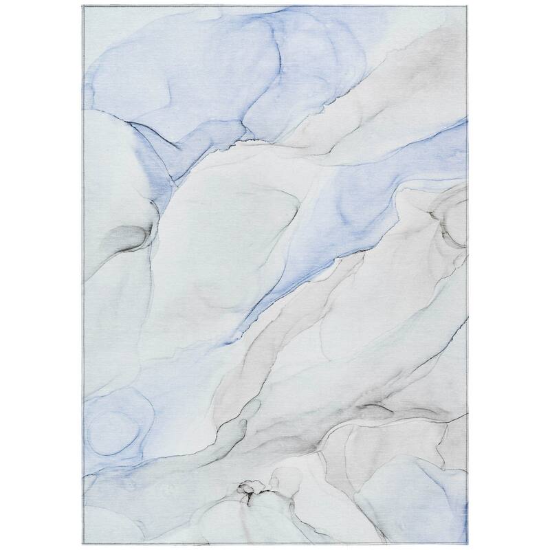 Bax Artistic Abstract Weather Resistant Classic Meets Modern Outdoor Rug