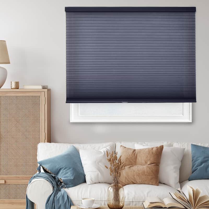 CHICOLOGY Cordless Light Filtering Honeycomb Cellular Shades Morning Pebble - 69.75"W X 48"H