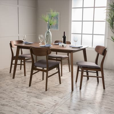 Dimick Mid-Century Modern 5 Piece Dining Set by Christopher Knight Home