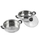 preview thumbnail 2 of 15, VEVOR Steamer Pot, Steamer Pot for Cooking with Stock Pot and Vegetable Steamer 11in/28cm