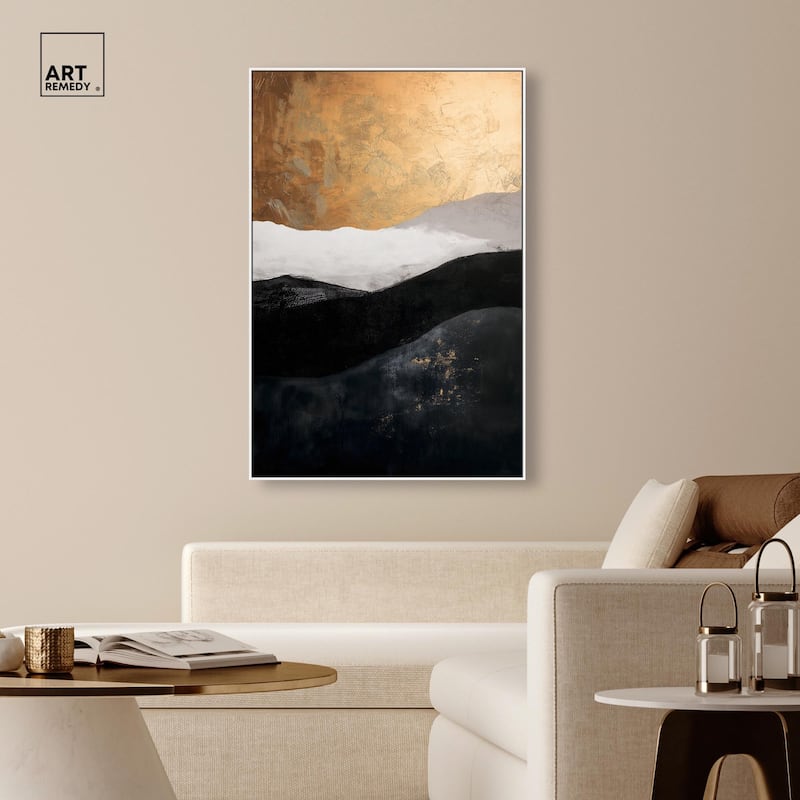 Golden Vista I Canvas by Art Remedy