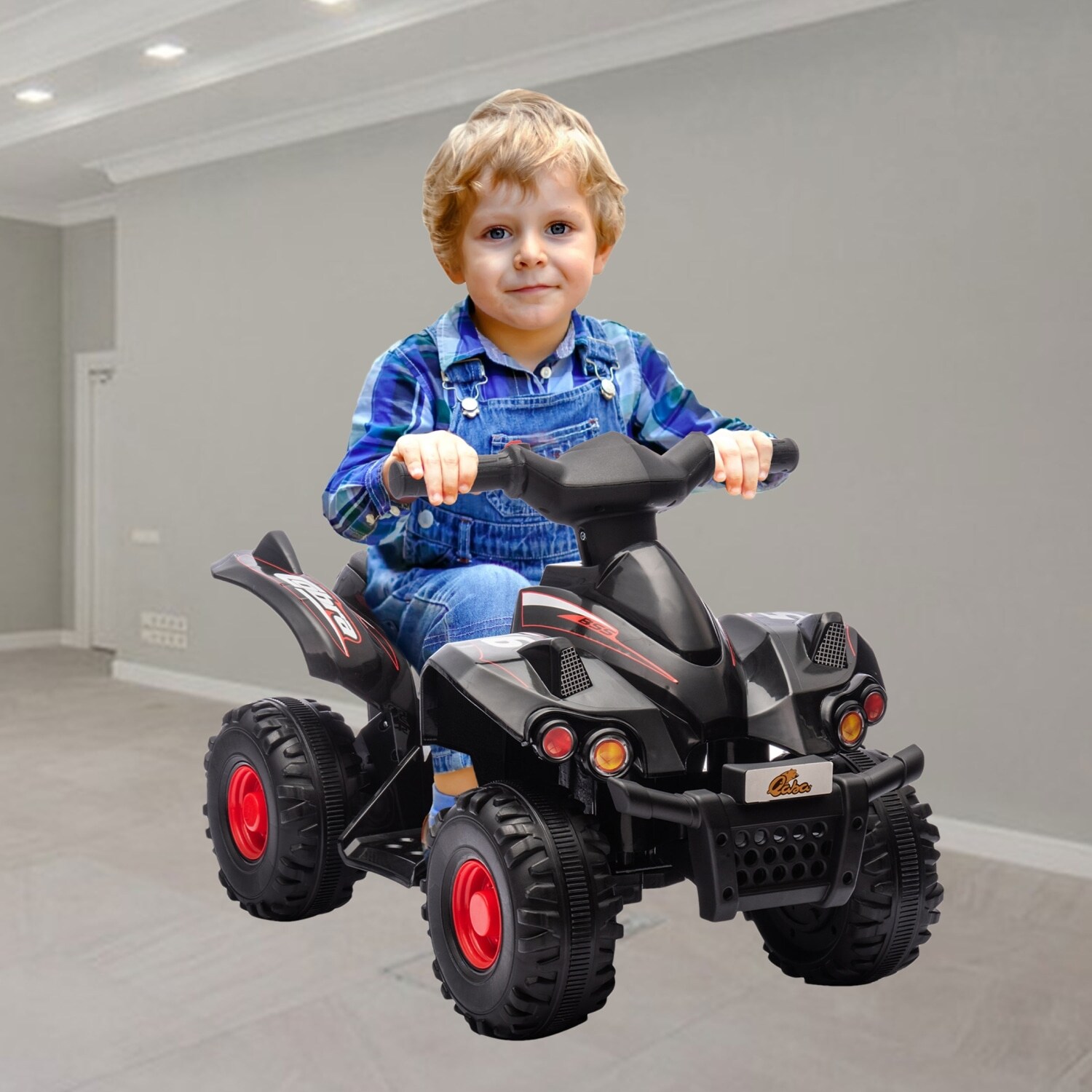 6V Kids Electric ATV Ride-On Quad Car with Music, Safe Speed 6V Kids Electric ATV Ride-On Quad Car with Music, Safe Speed