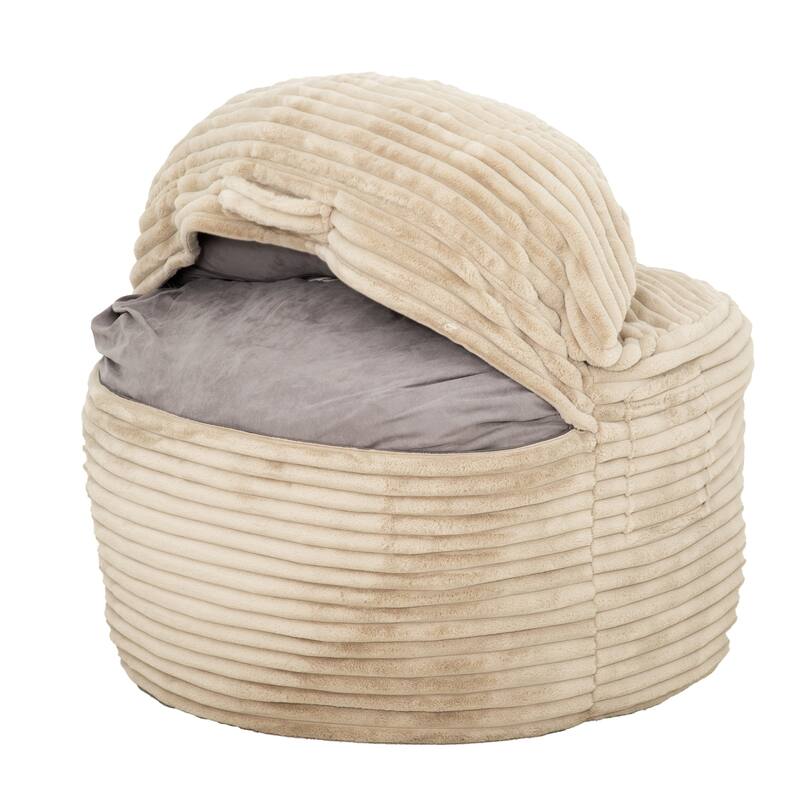 Sealy® Teddy 2-in-1 Foam Bean Bag Chair / Pillow