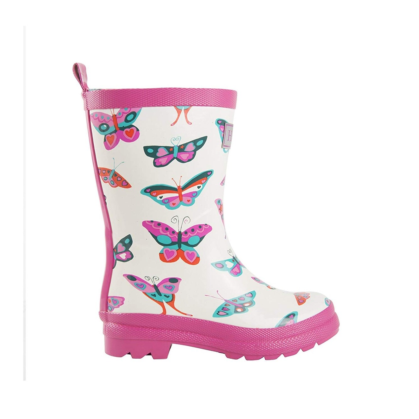 Shop Kids Hatley Girls Butterflies Rubber Knee High Pull On Rain