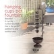 preview thumbnail 3 of 9, 36-inch 6 Hanging Cup Tier Layered Floor Fountain