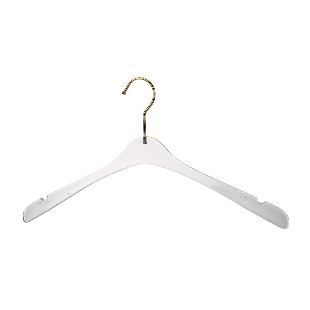 YBM Home Quality Acrylic Clear Hangers