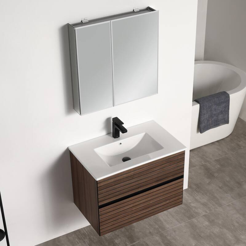Blossom Annecy 30" Wall Mounted Bathroom Vanity with Sink