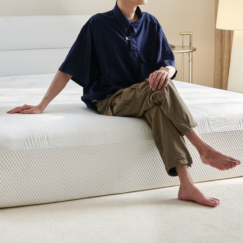 Compressed Integrated Bed A-KING,Frame & Mattress,Cooling & Breathable Mattress