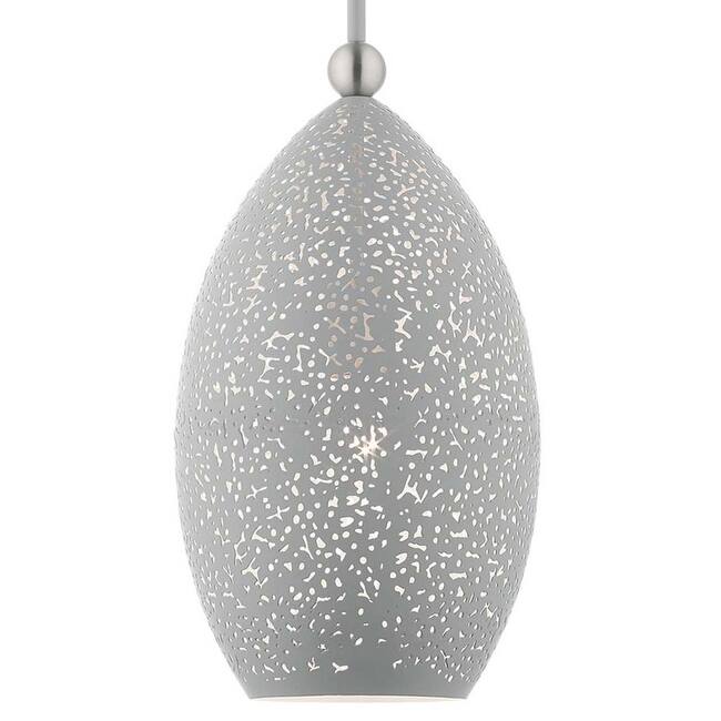 Livex Lighting Charlton Single Light 9" Wide Mini Pendant