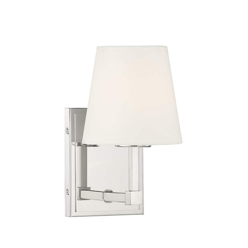 Bellevue SH90071 10" Tall Wall Sconce - Polished Nickel
