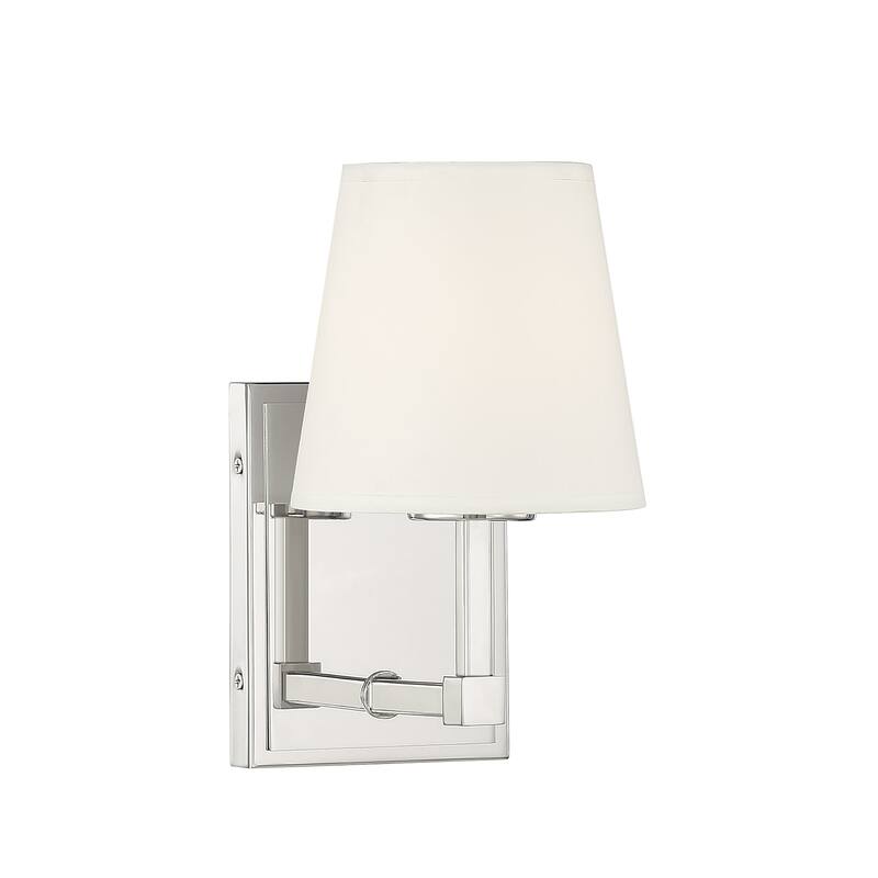 Meridian M90071 10" Tall Wall Sconce - Polished Nickel