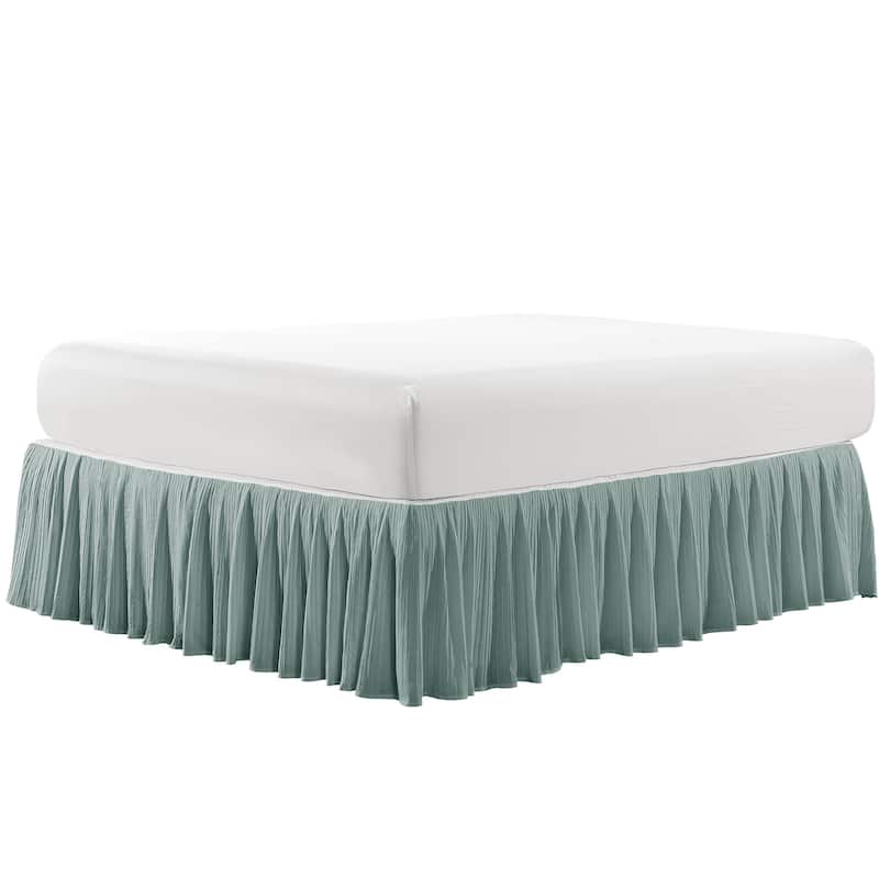 Serenta Pleated Bedskirt 18" Drop - 32 Color Options